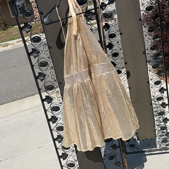 Sequin Halter Dress  - Picture 2 of 6